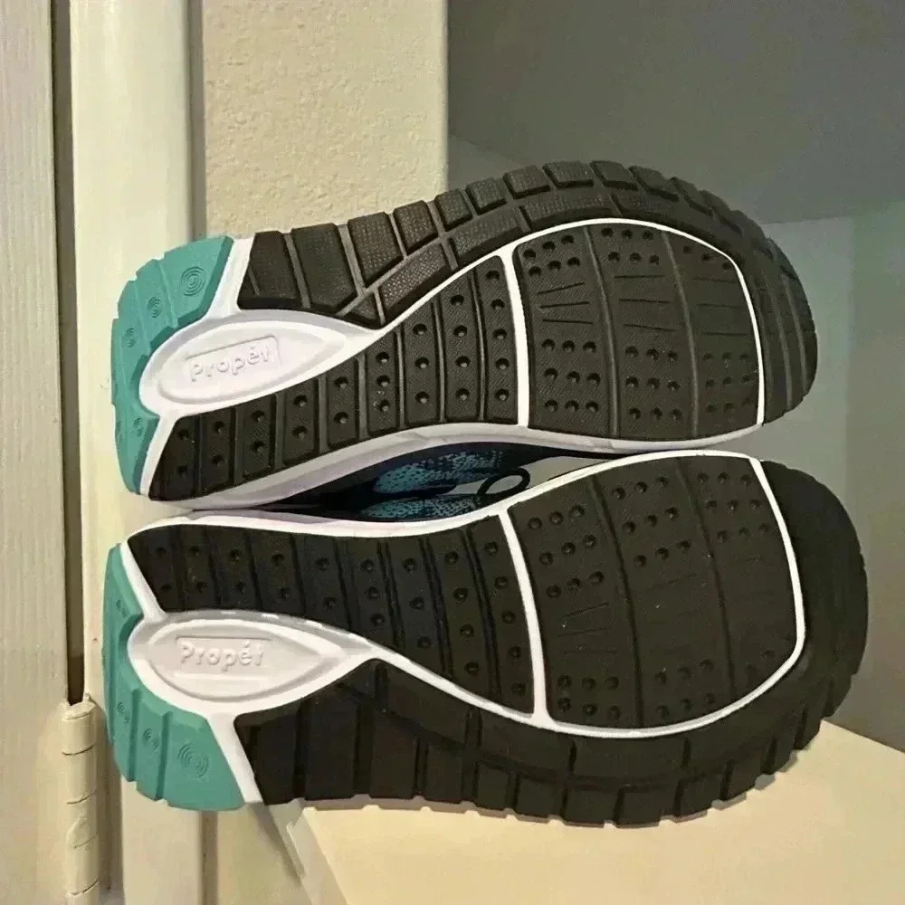 Propet Ultra Walking Running Orthopedic Shoes  Grey/Mint, Womens Size 8.5 WAA282 - Picture 8 of 9